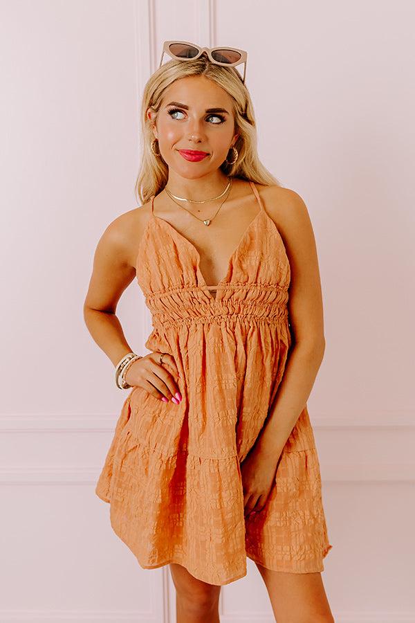 Sweeter Than Sunshine Babydoll Dress In Nectarine Product Image