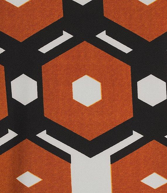 Investments Petite Size Soft Separates Light Honeycomb Border Reversible Scoop to Crew Neck Sleeveless Top Product Image