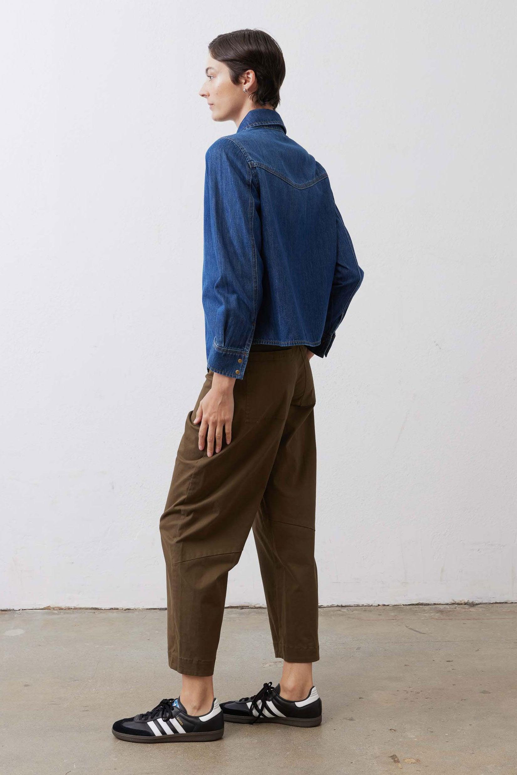 The Slouchy Soft Twill Pants Product Image