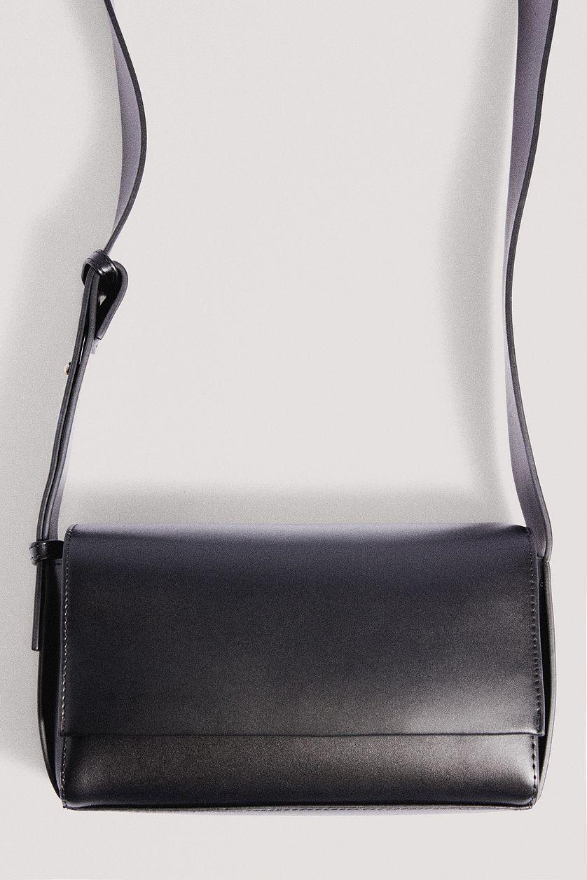 Wide Press Button Crossbody Bag Product Image