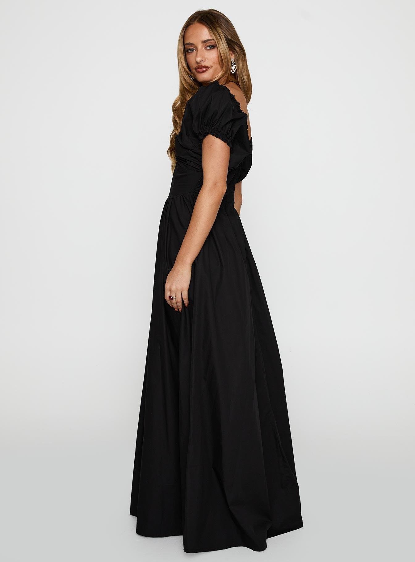 Breeanna Maxi Dress Black Product Image