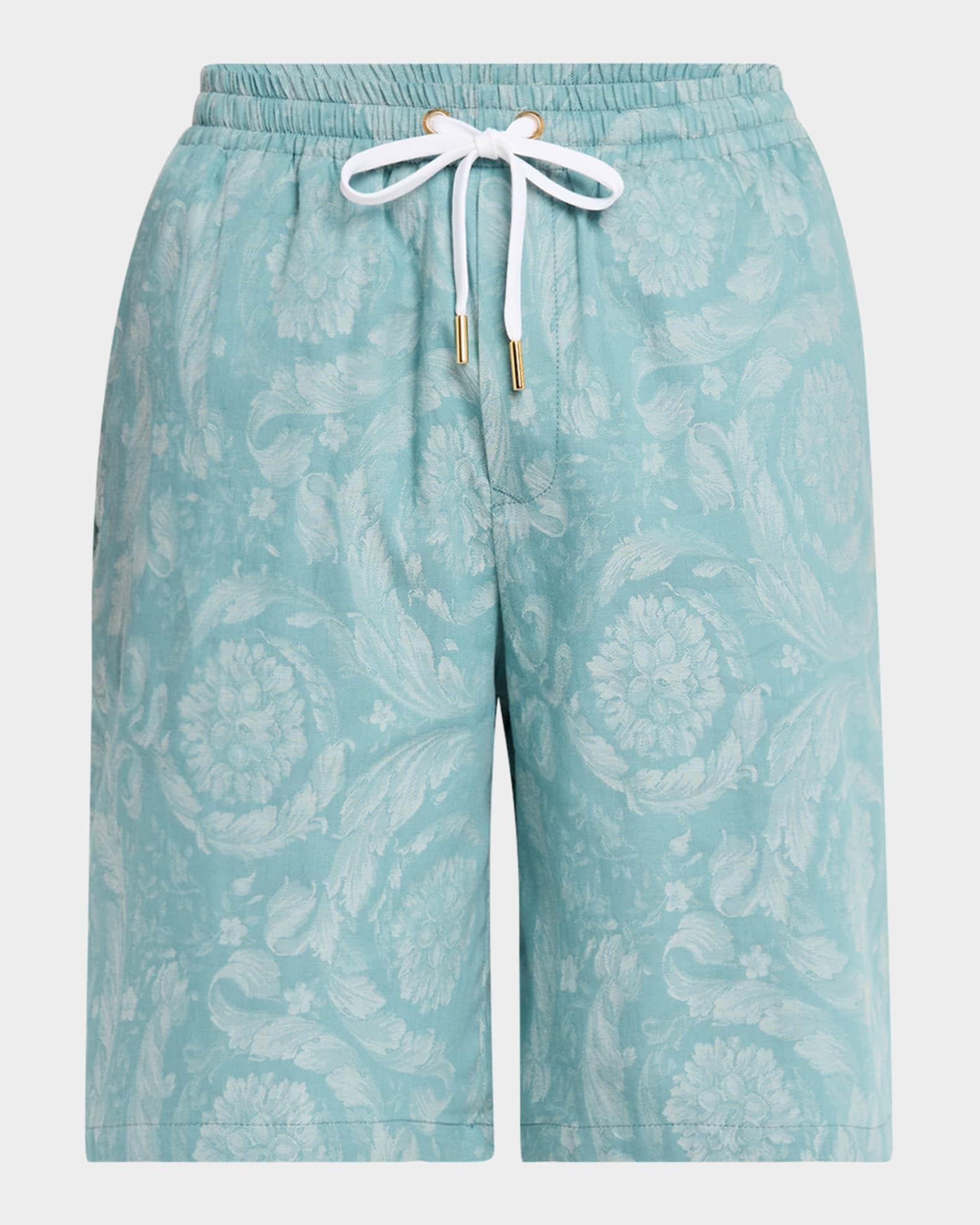 Men's Barocco Denim Camp Shirt Product Image