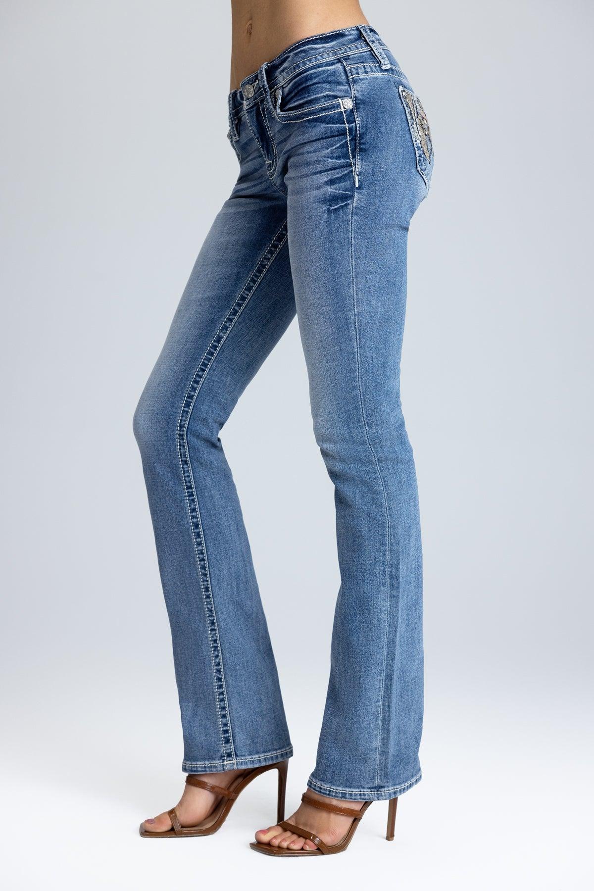 Sariya Floral Bootcut Jeans Product Image