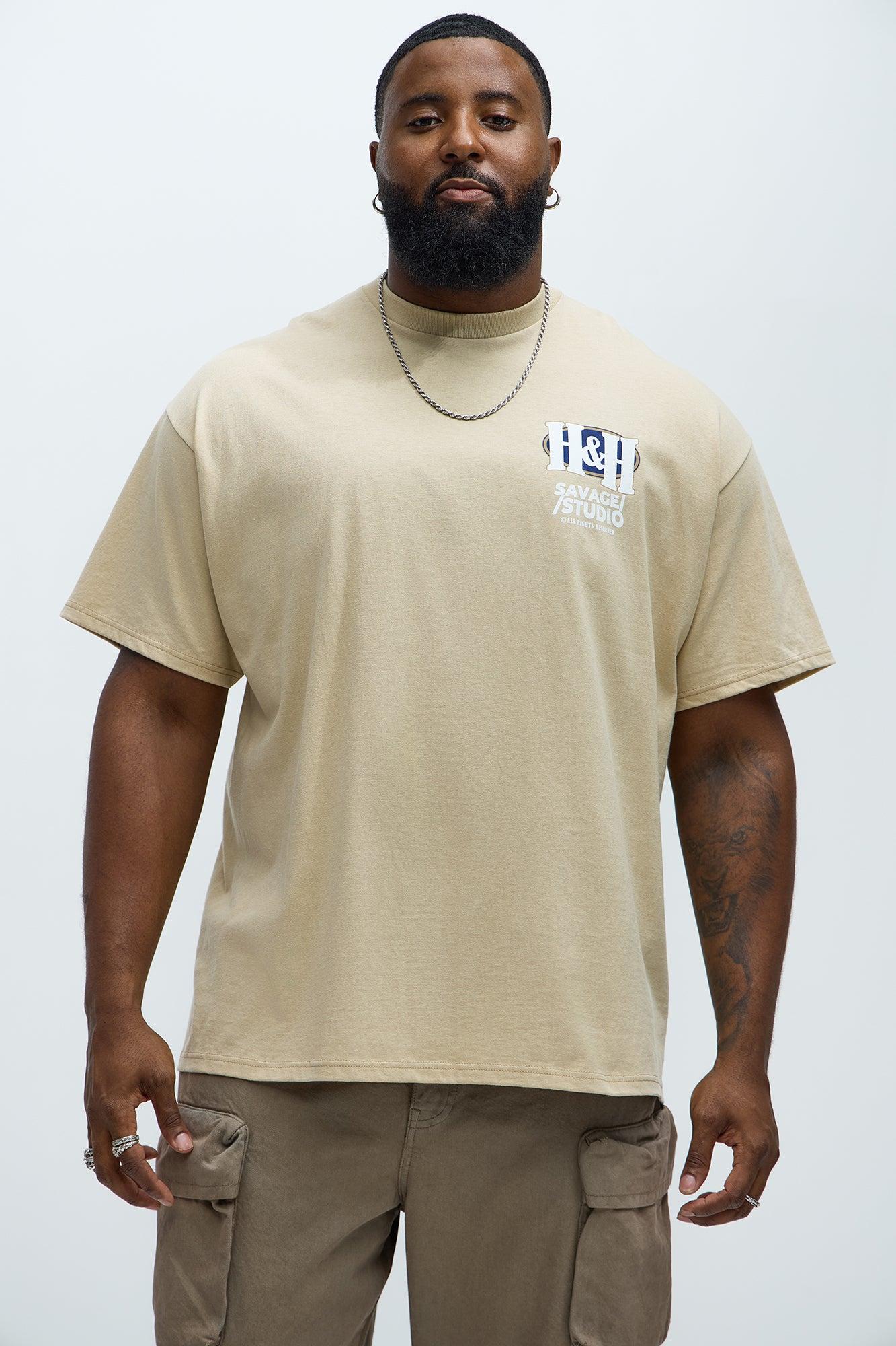 Heaven & Hell Short Sleeve Tee - Sand Product Image