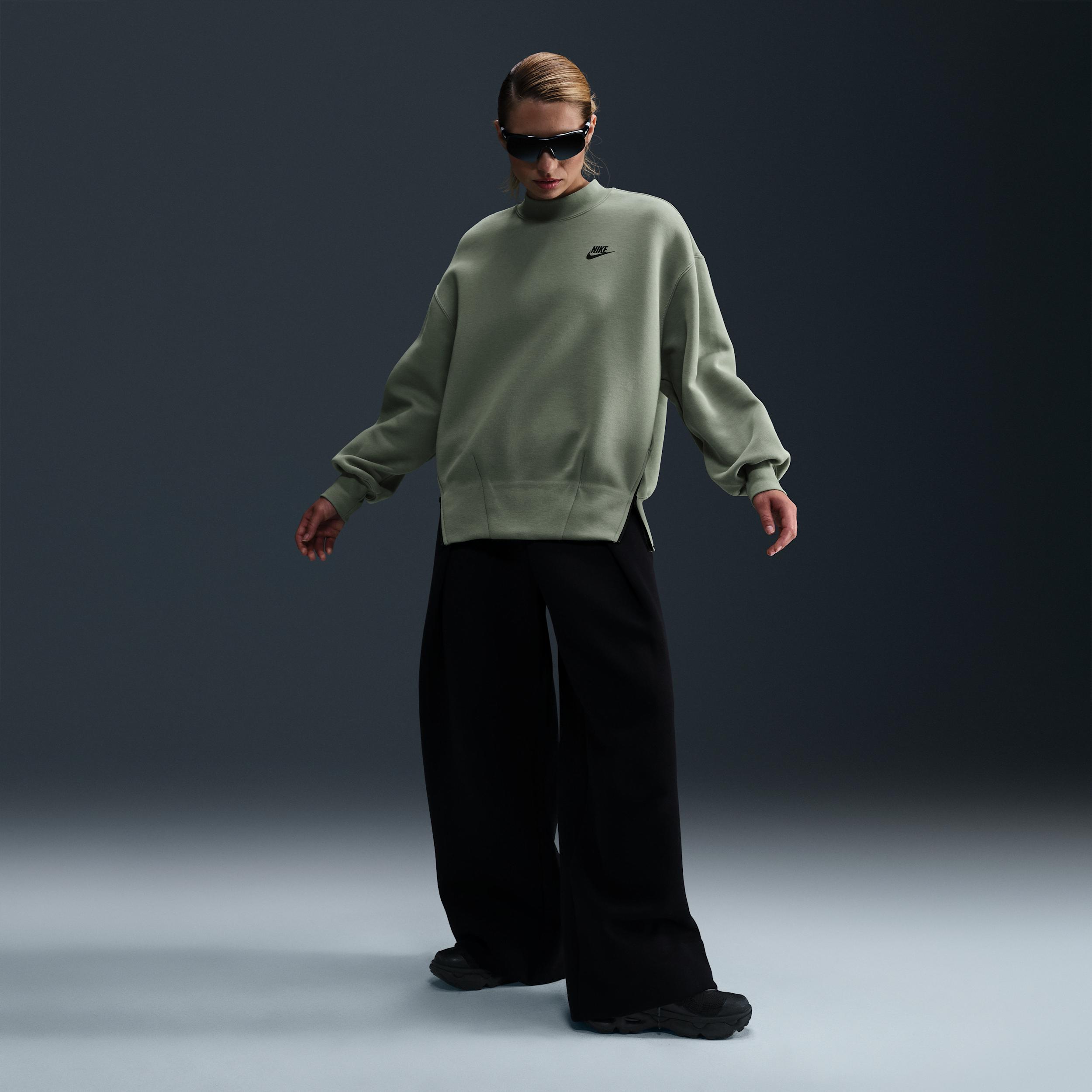 Nike Sportswear Tech Fleece Women's Oversized Crew-Neck Sweatshirt Product Image
