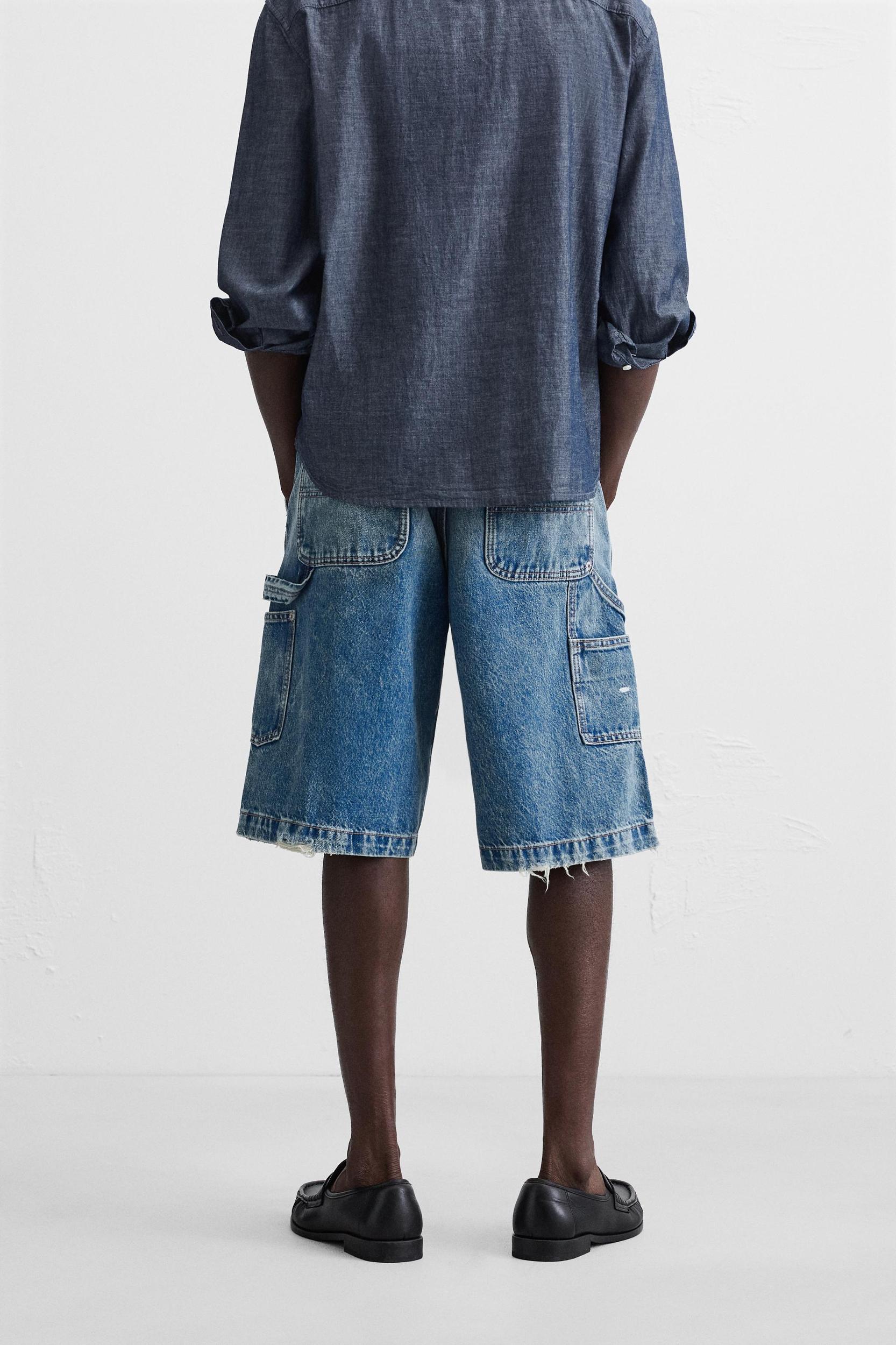 BAGGY FIT CARPENTER POCKET BERMUDA SHORTS Product Image