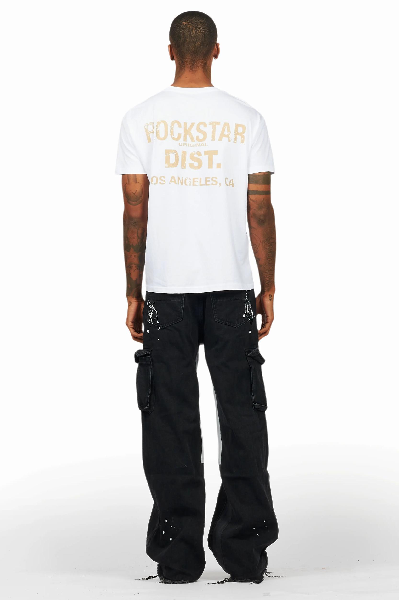 Dubaku Black Baggy Fit Jean Male Product Image