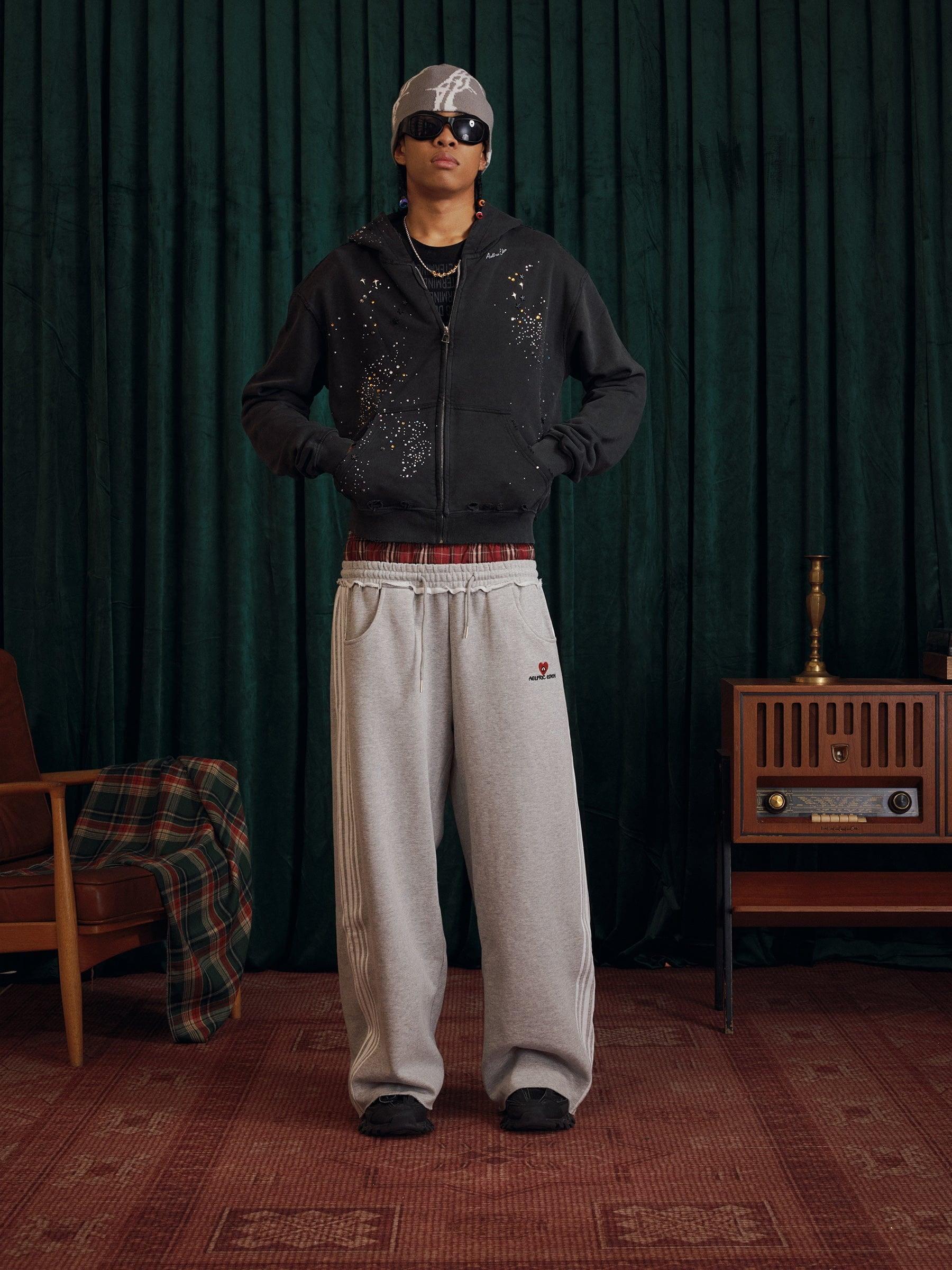 Aelfric Eden Double Waist Baggy Sweatpants Product Image
