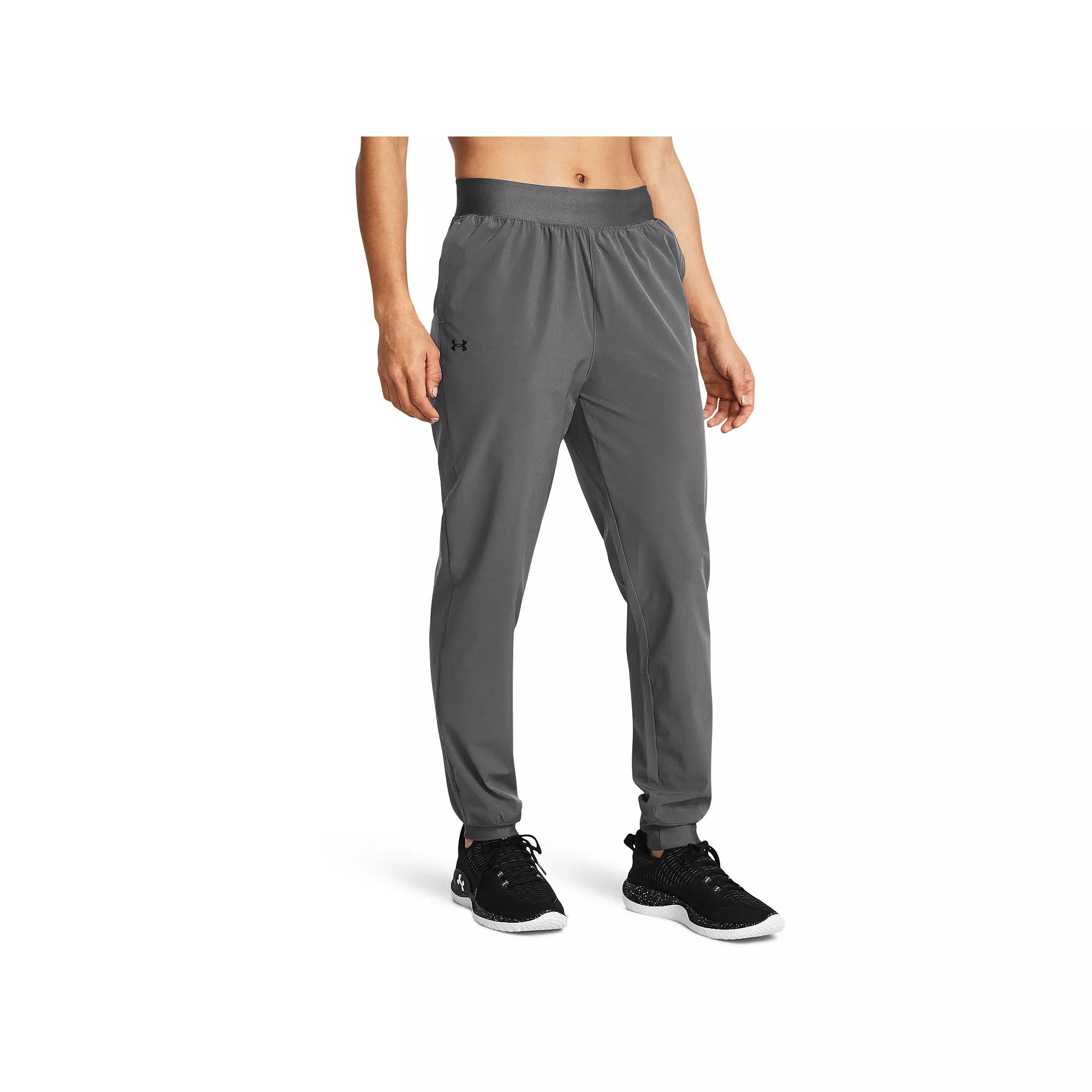 Women's Under Armour Rival Woven Pants, Size: XS Tall, Black Navy Product Image