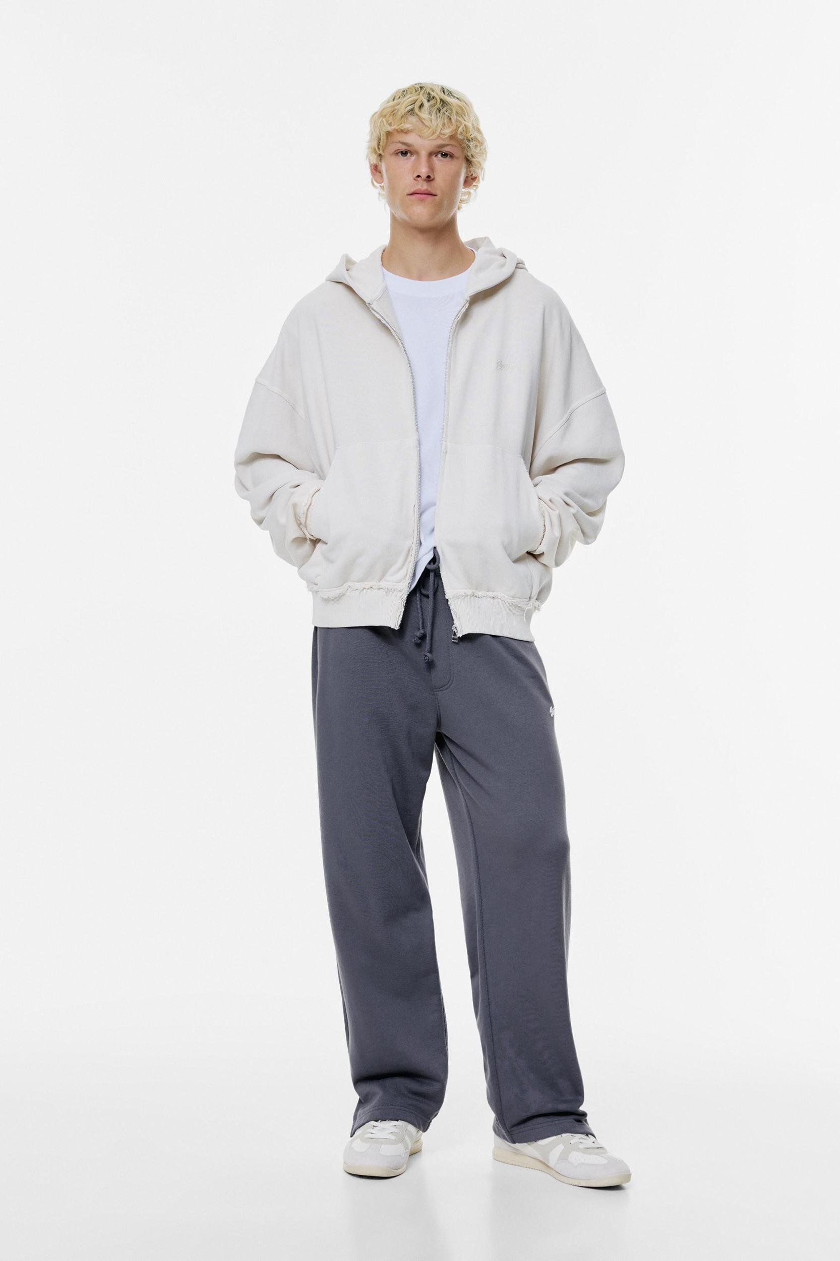 Jogger sweatpants with slits Product Image