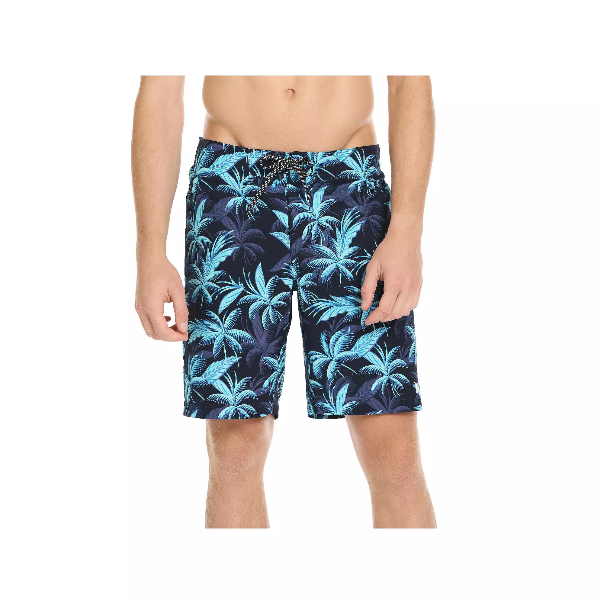 Men's Hurley 9.5" Printed Elastic Waist Boardshorts,  Product Image