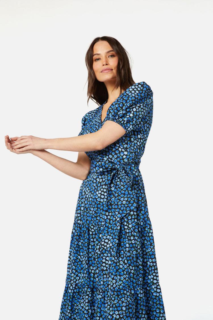 Bessie Midi Wrap Dress Product Image