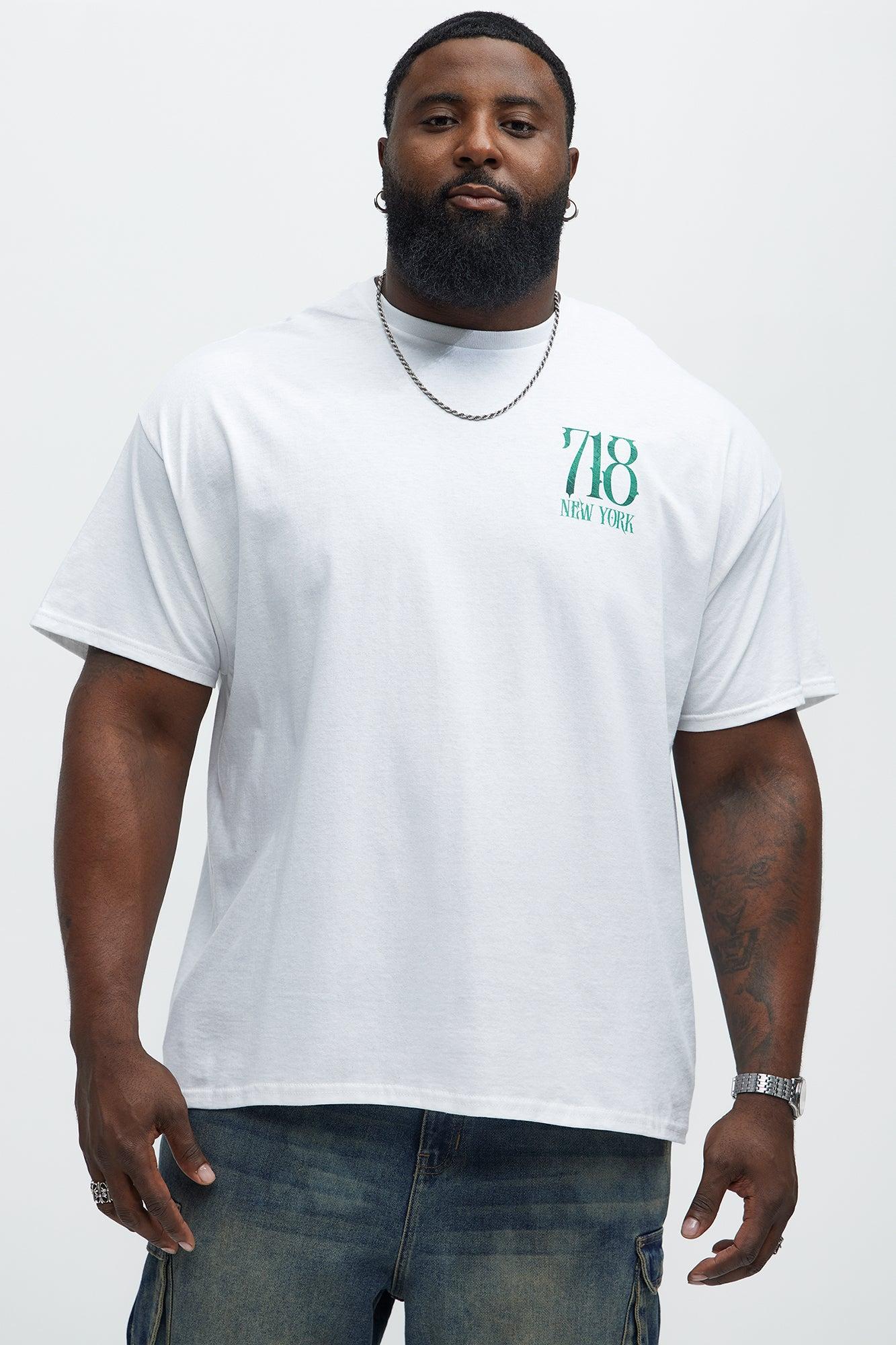 718 New York Short Sleeve Tee - White Product Image