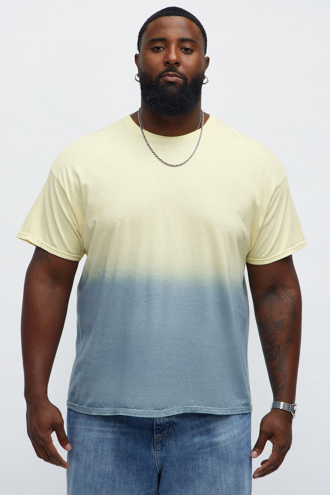 Ombre Wash Tee - Yellow/combo Male Product Image