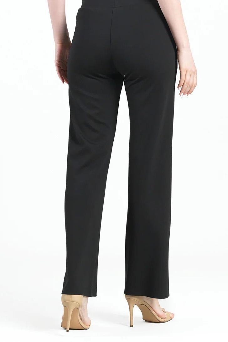 Ponte Knit Loose Leg Pocket Pant Product Image