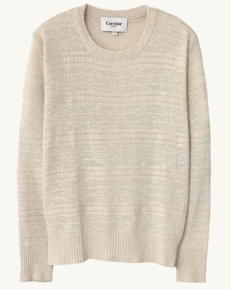 Linen Silk Crewneck Product Image