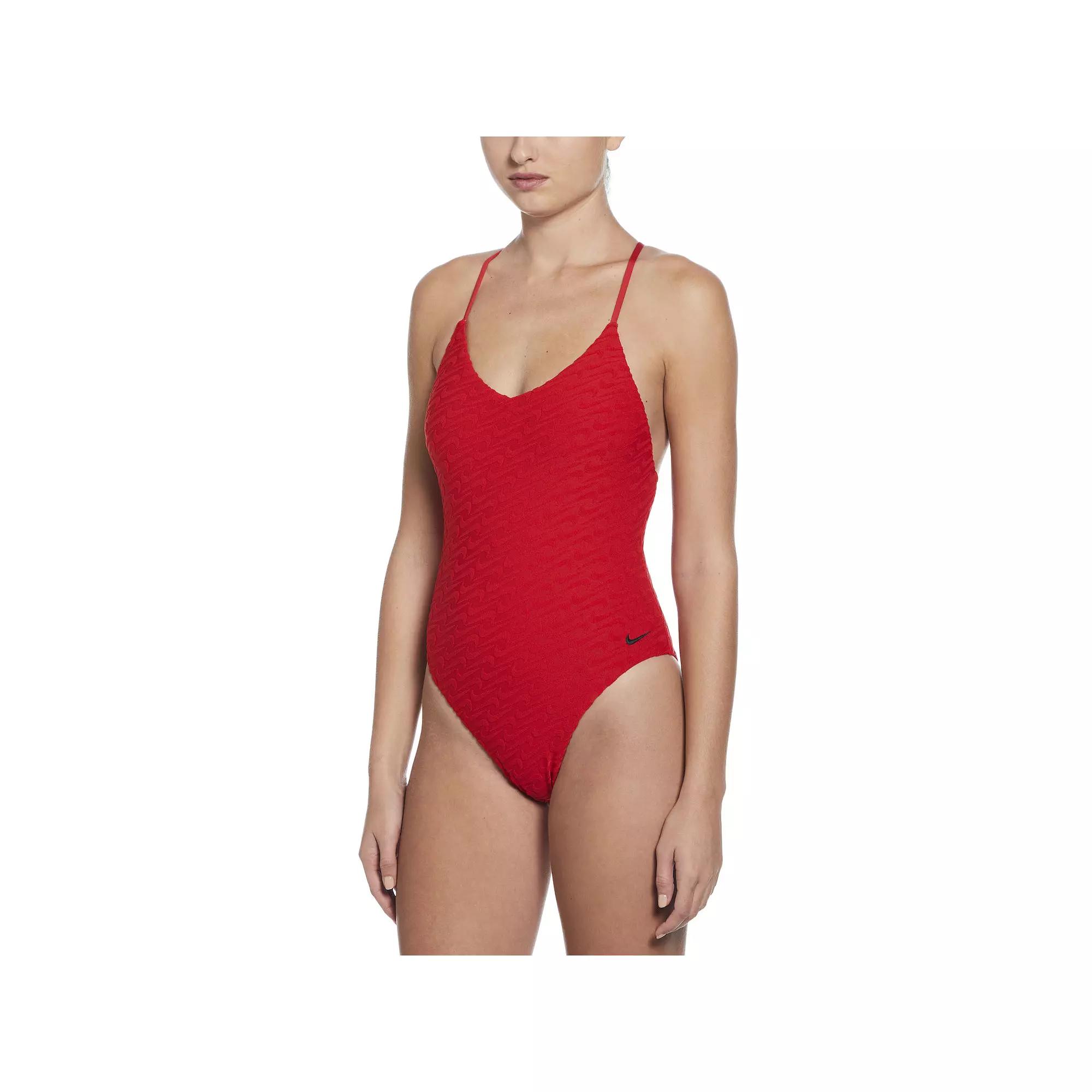 Women's Nike Swoosh Link Y-Back One-Piece Swimsuit,  Product Image
