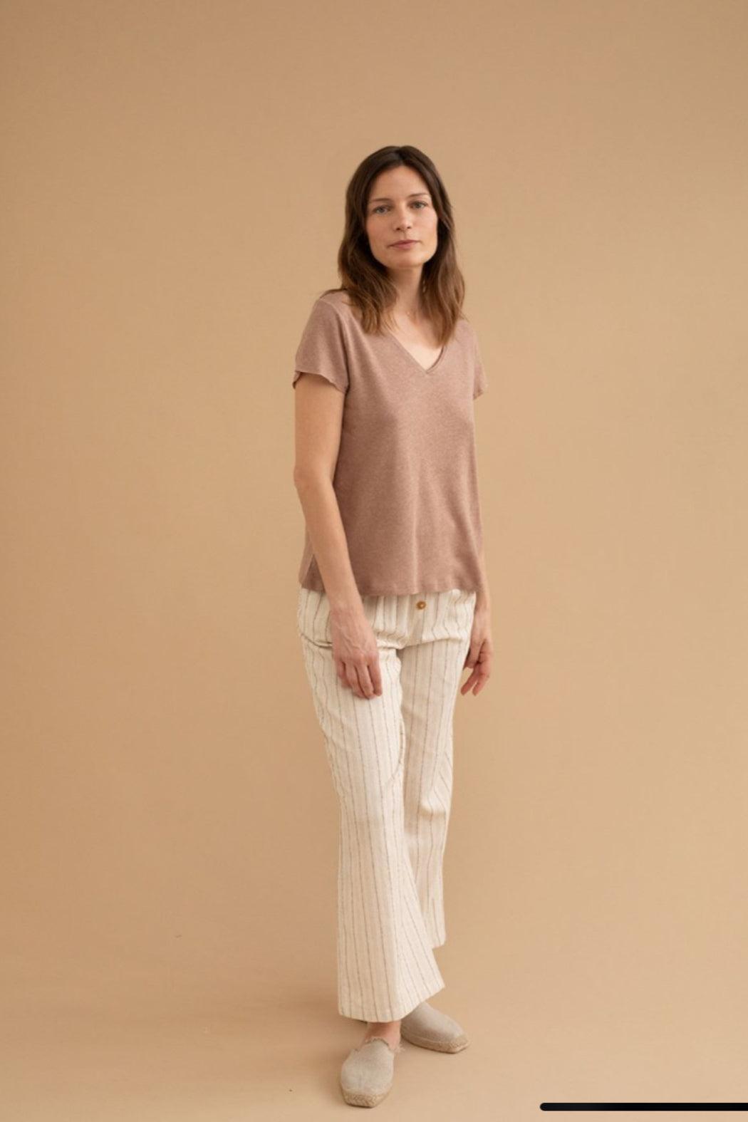 Linen T-shirt Product Image