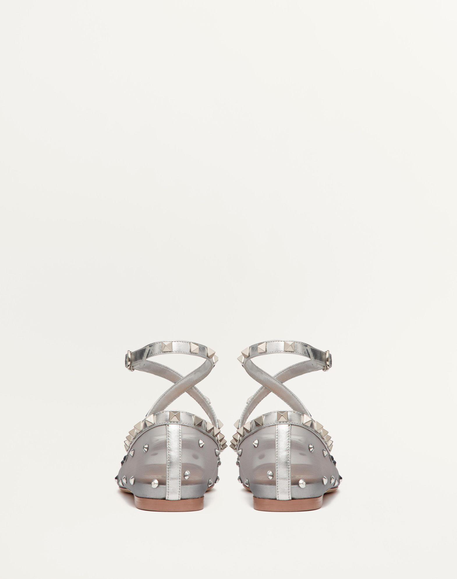 Rockstud Mesh Ballerina With Crystals Product Image