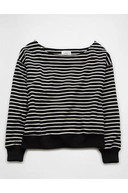 AE Off The Shoulder Sweatshirt Womens Product Image