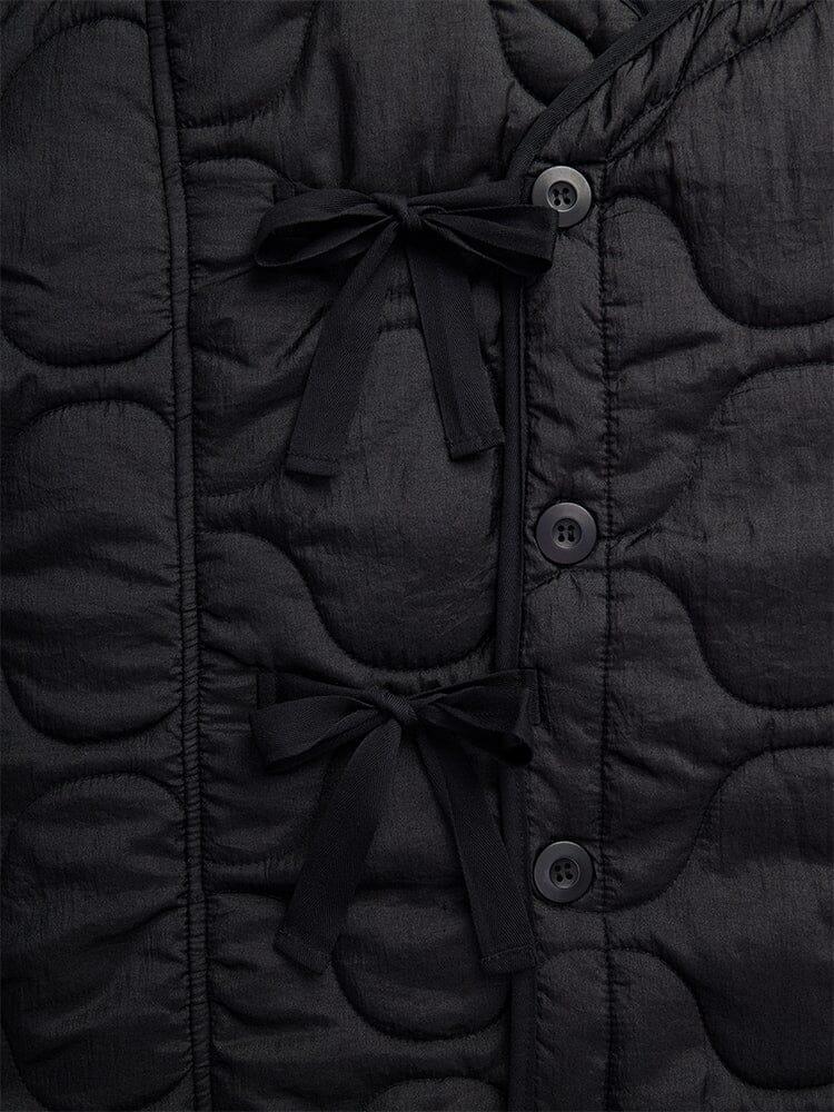 WOMEN'S MIXED MEDIA QUILTED LONG LINER Product Image