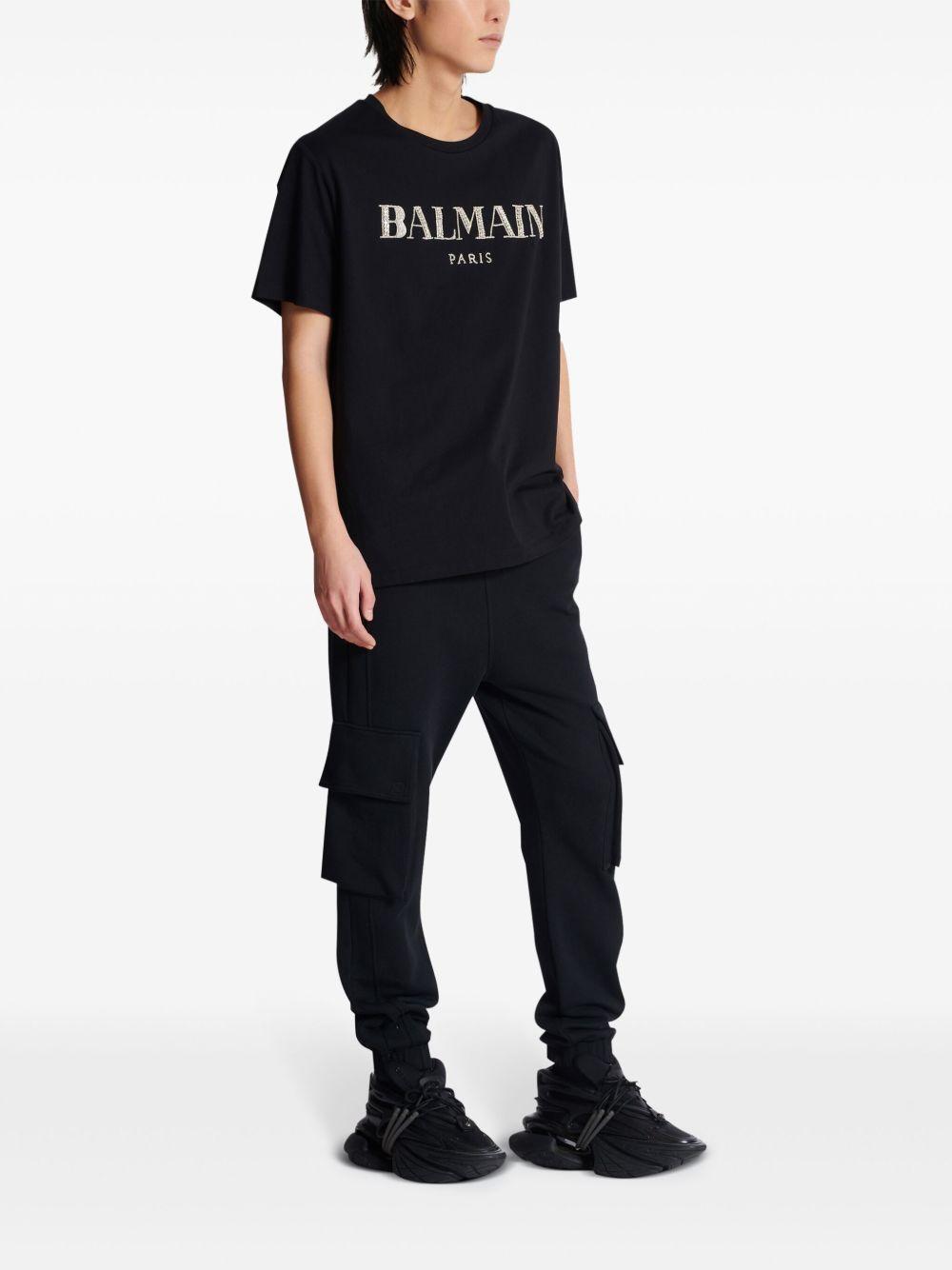 Vintage crystal-embellished T-shirt  Product Image