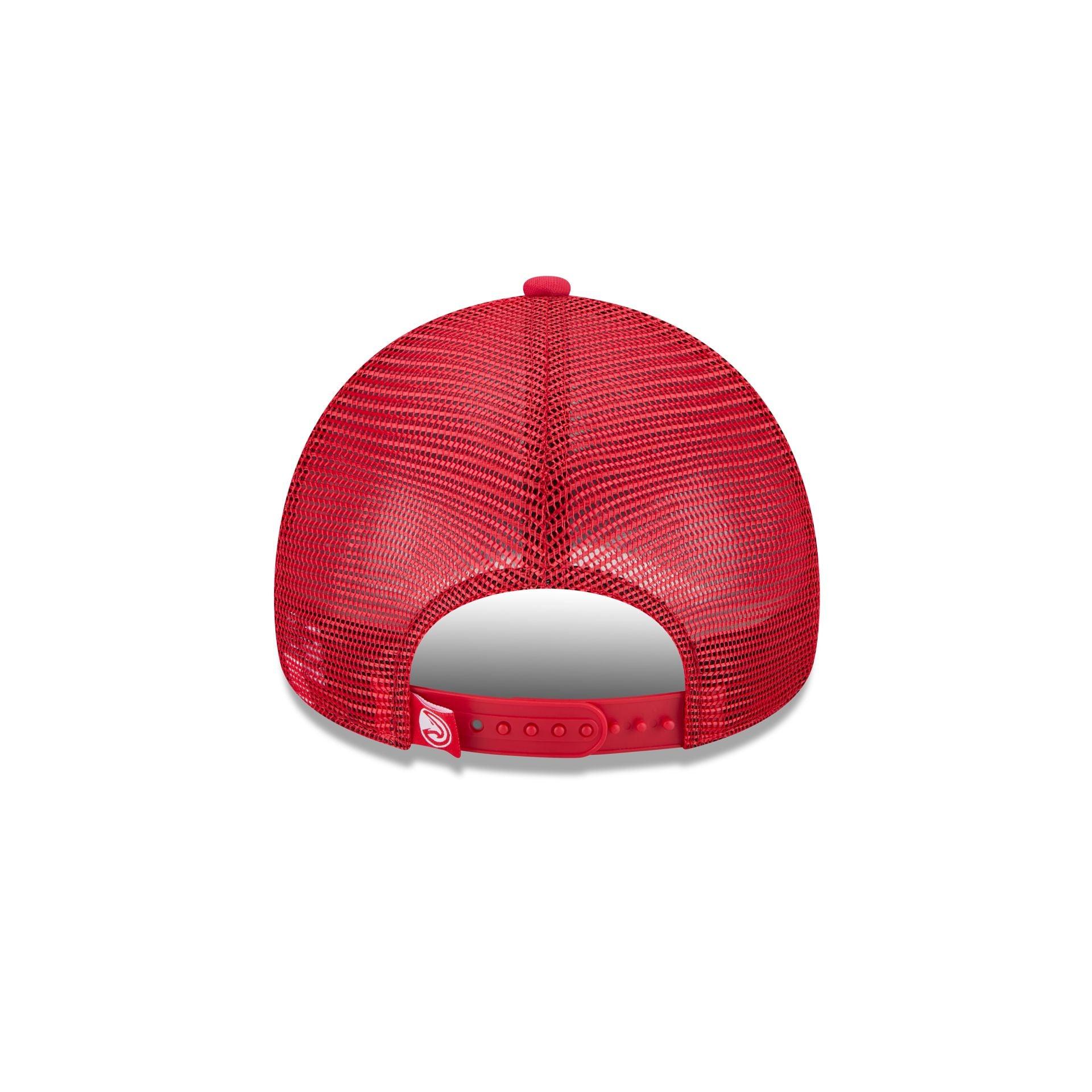 Atlanta Hawks Distressed 9FORTY A-Frame Trucker Hat Male Product Image