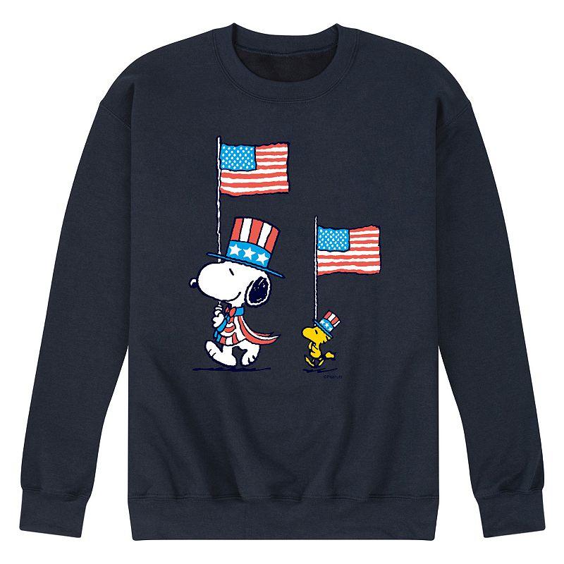 Men's Peanuts Snoopy Woodstock March Fleece Sweatshirt,  Product Image
