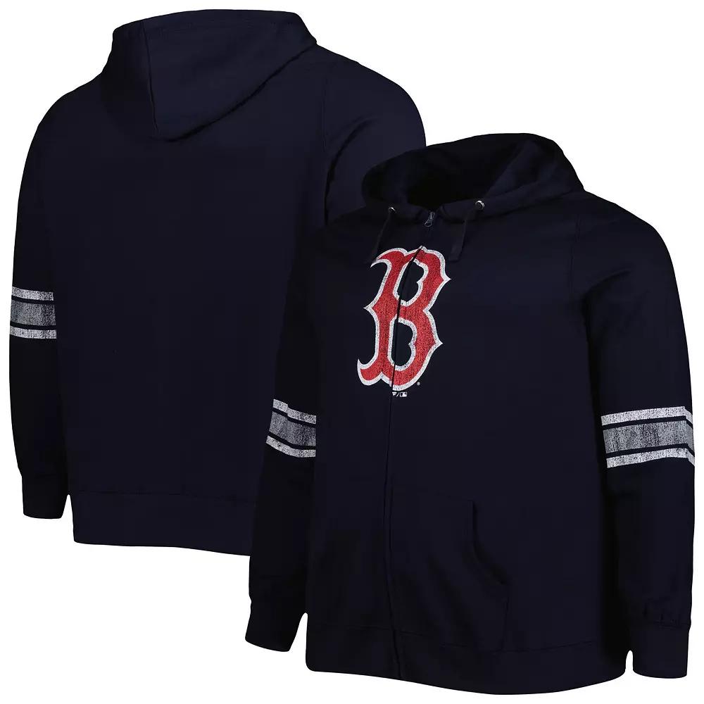 Women's Navy/Heather Gray Boston Red Sox Plus  Product Image
