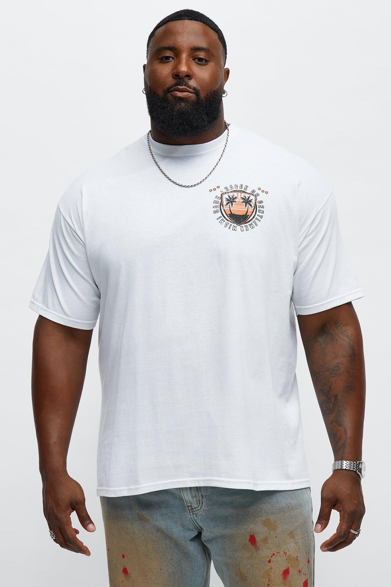 South Beach Members Only Short Sleeve Tee - White Product Image