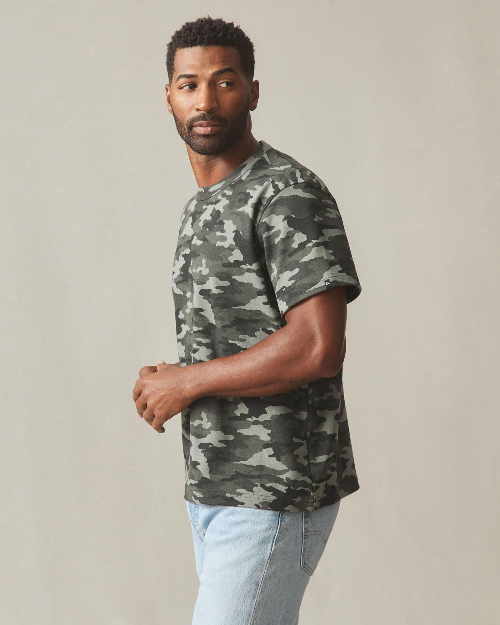 Men's Rib Tee - Forest Camo Product Image