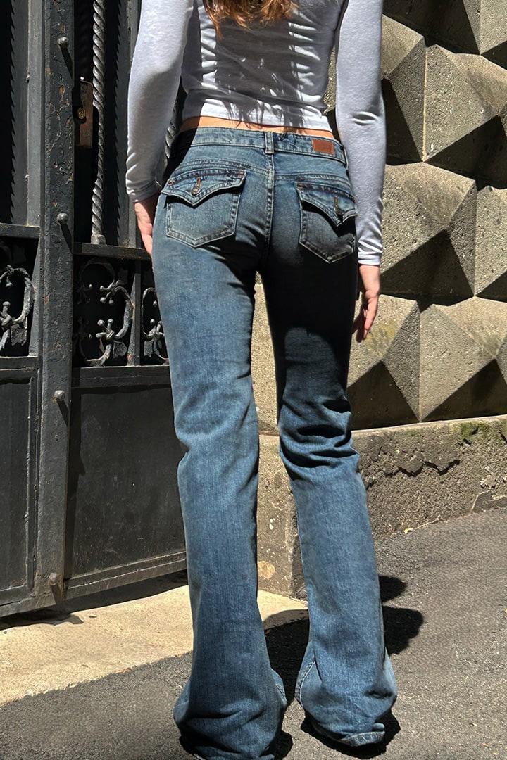 Low waist flared jeans Product Image