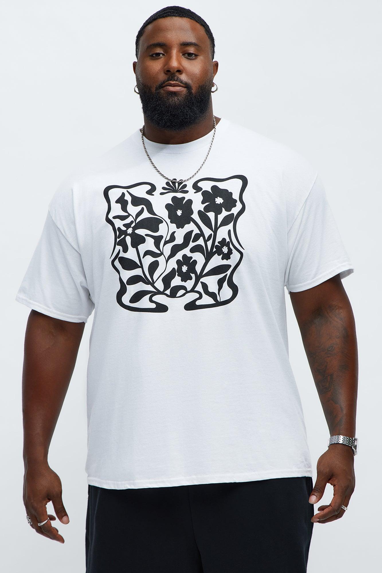 Flower Shop Special Short Sleeve Tee - White Male Product Image