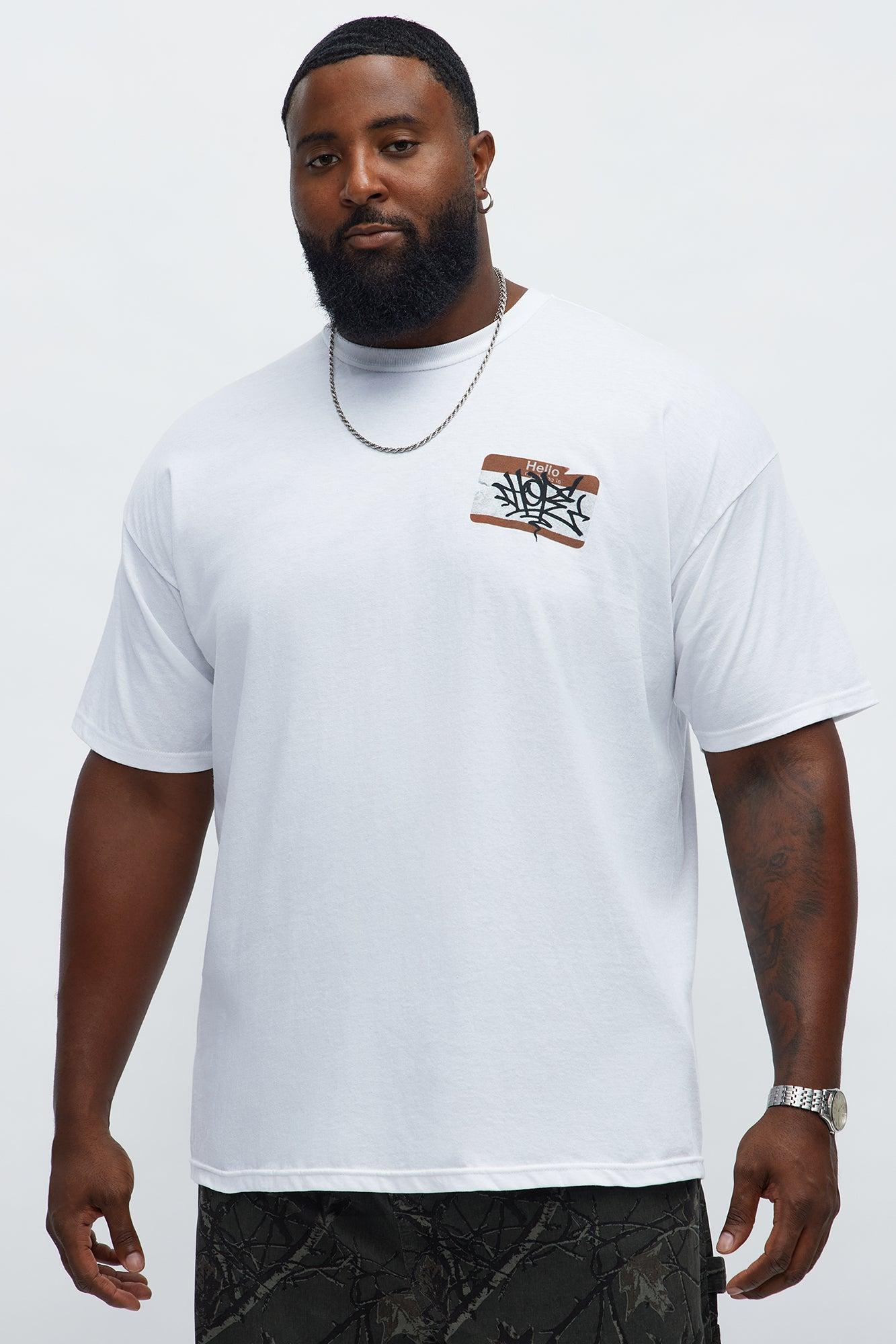 Hate Hurt Hope Short Sleeve Tee - White Male Product Image
