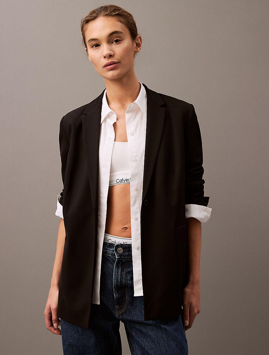 Soft Crepe Blazer Product Image