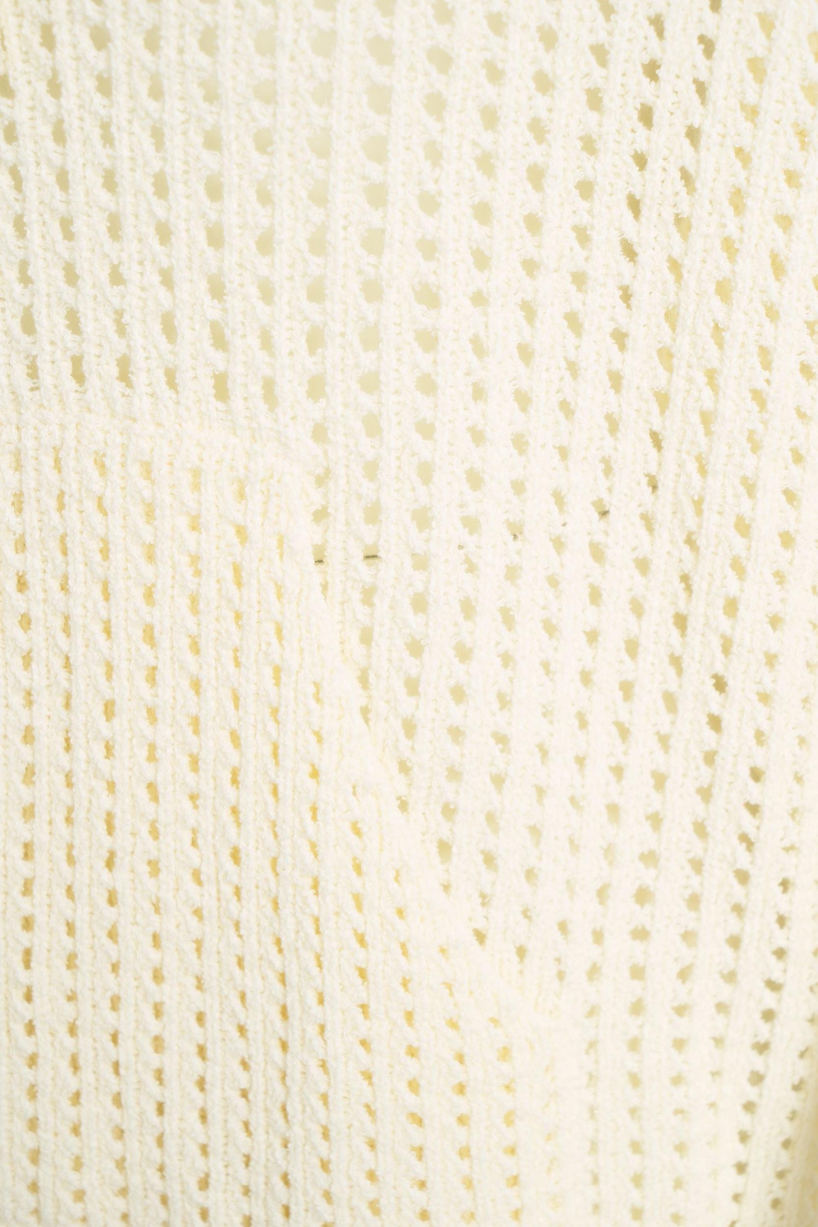 Crochet knit hoodie Product Image