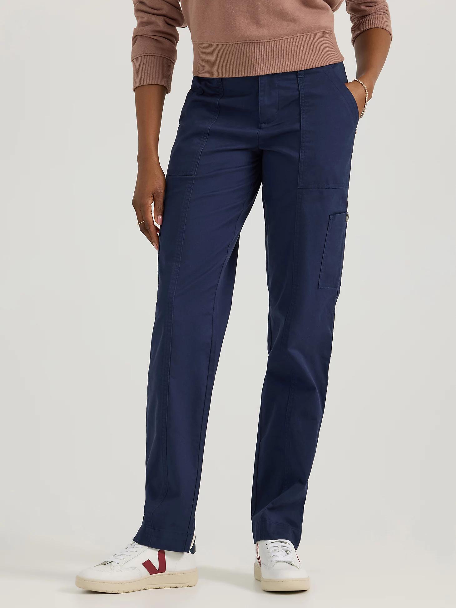 Women's Ultra Lux Comfort with Flex-to-Go Loose Utility Pant | Women's Pants | Lee® Product Image