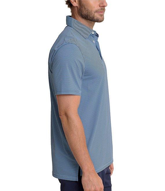 Southern Tide Performance Stretch Brrr°-eeze Meadowbrook Stripe Short Sleeve Polo Shirt Product Image