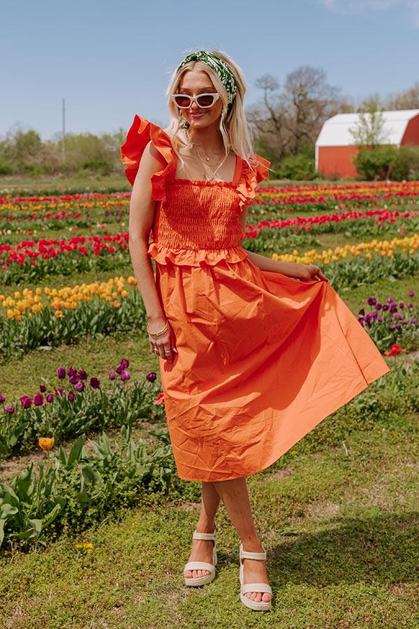 Galveston Coast Midi In Orange Product Image