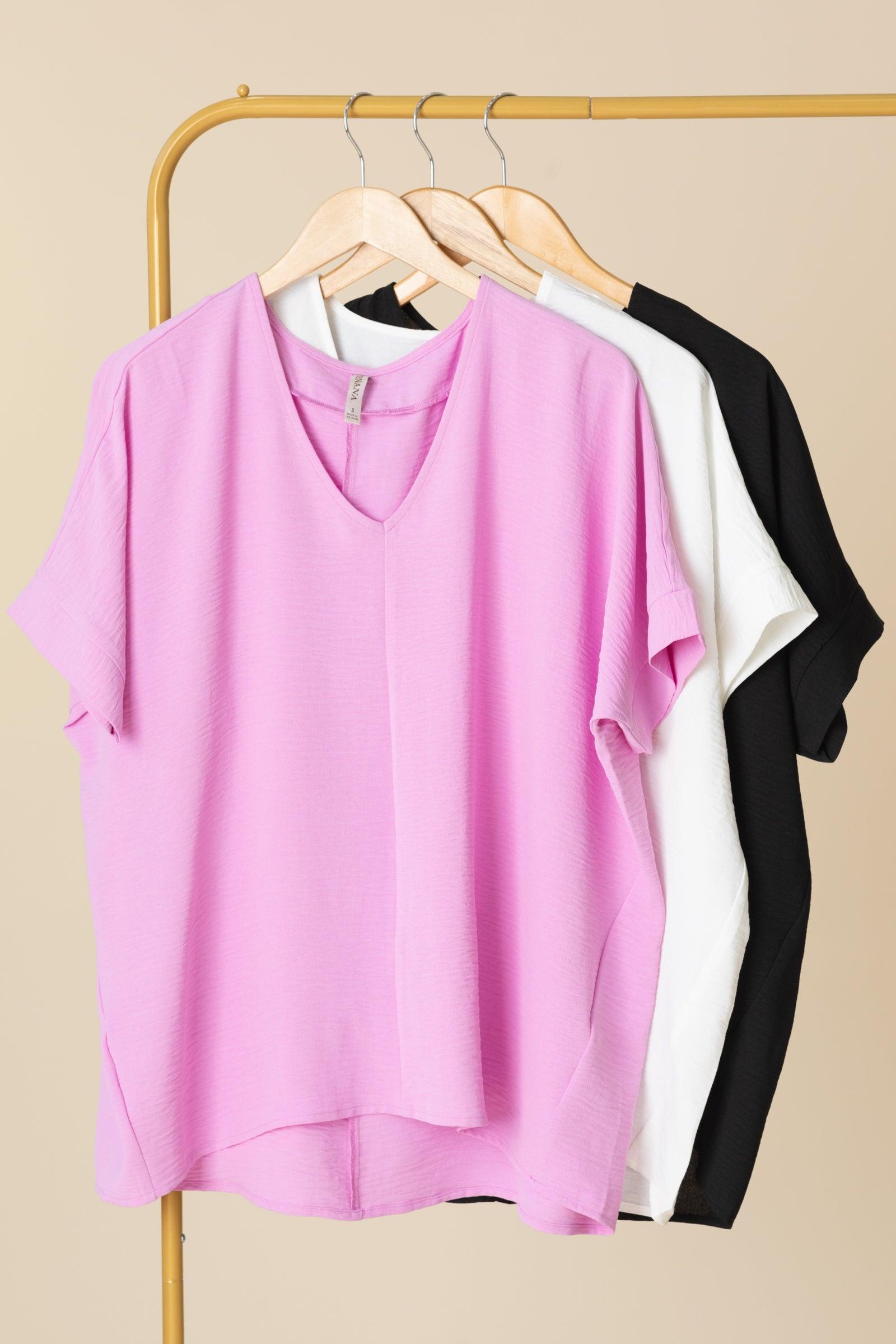 V-Neck Dolman Sleeve Airflow Top Product Image