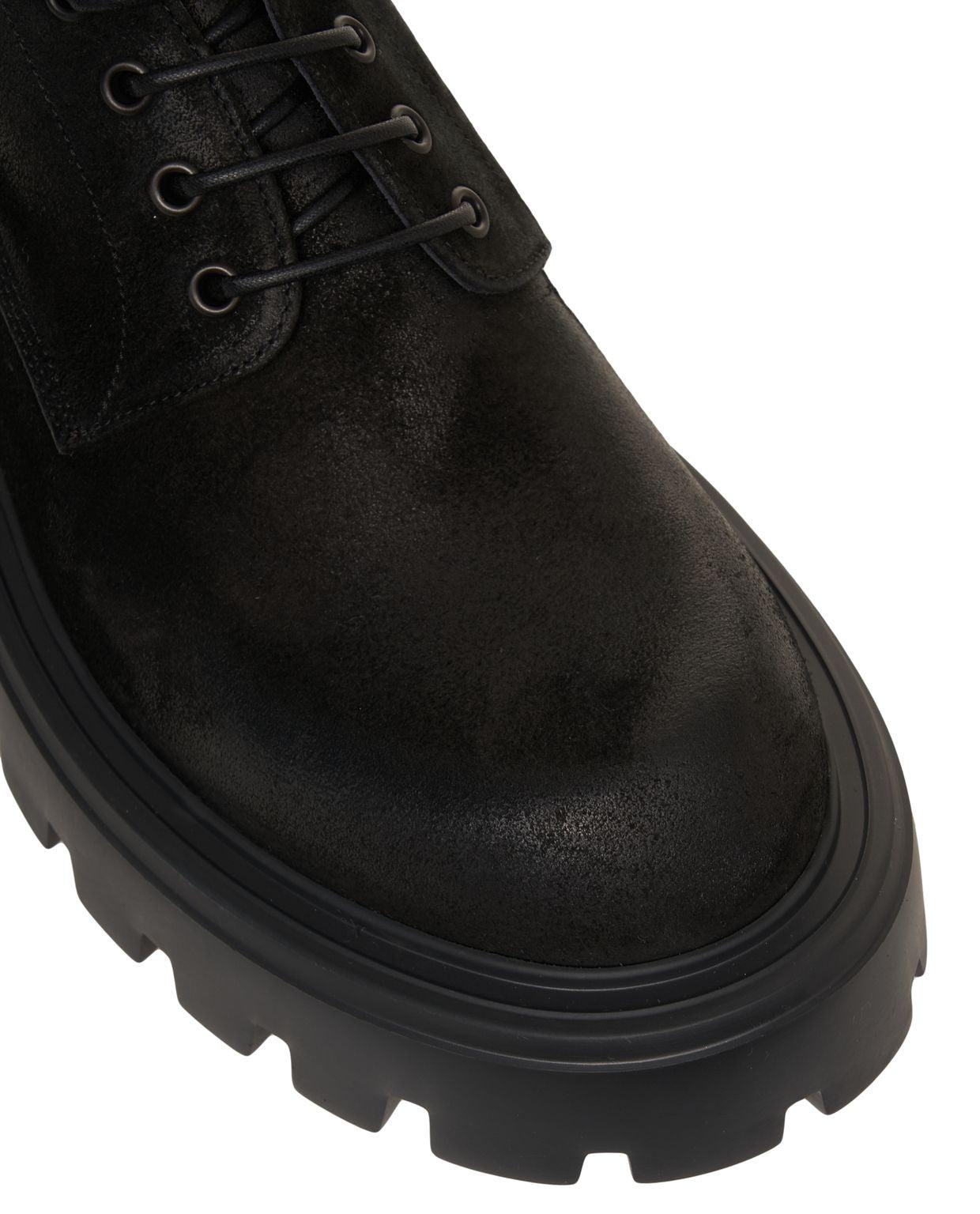 Suede lace-up shoes Product Image