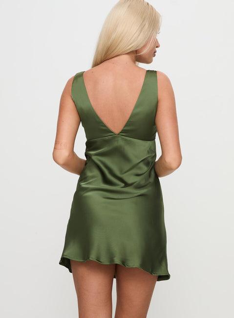 Kosettina Mini Dress Green Product Image
