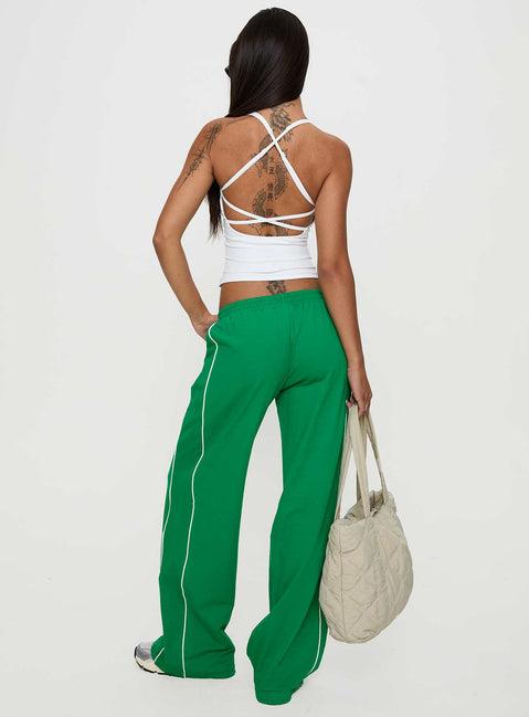 Field Day Track Pants Green Product Image