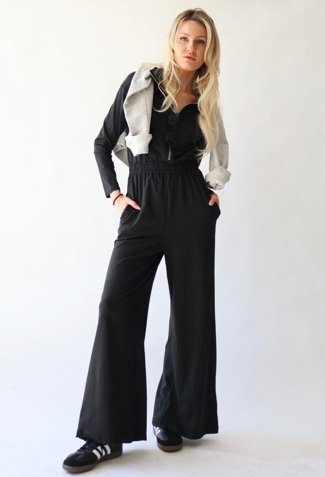 Claire Zipper Jumpsuit Product Image