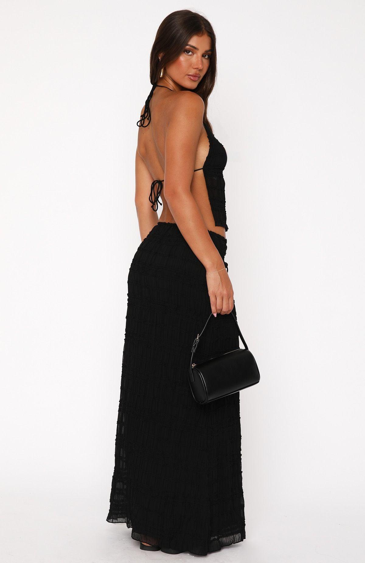 Hold Out Maxi Skirt Black Product Image