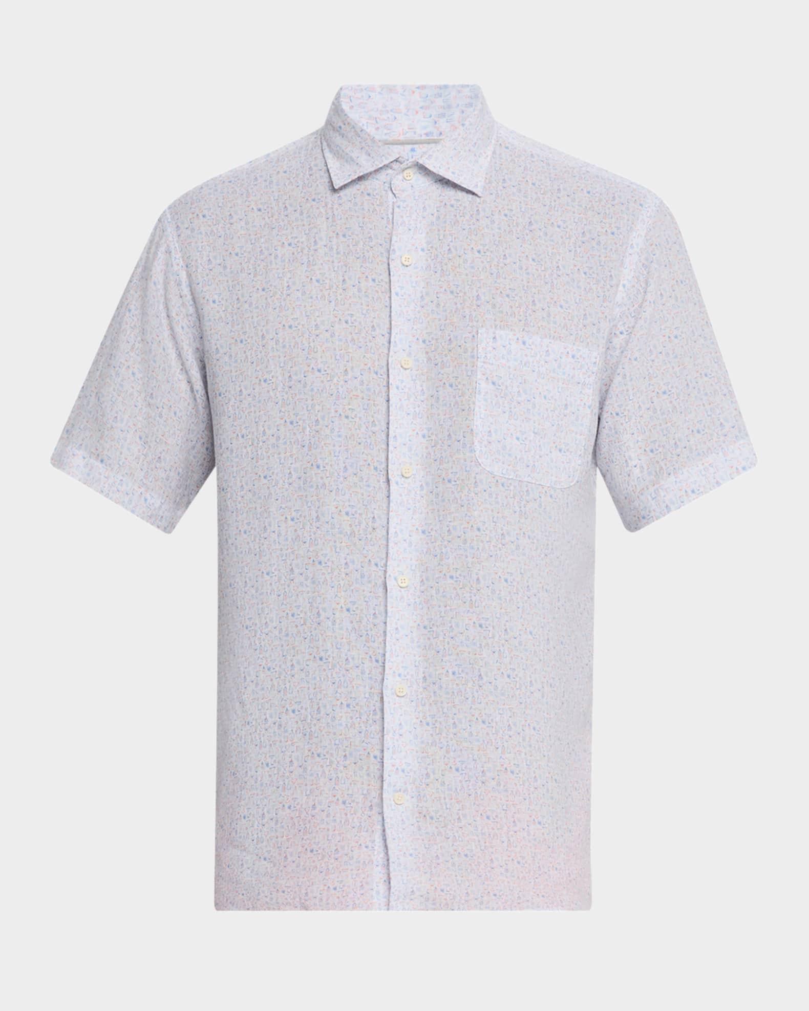 Men's Soiree Linen Short-Sleeve Shirt Product Image