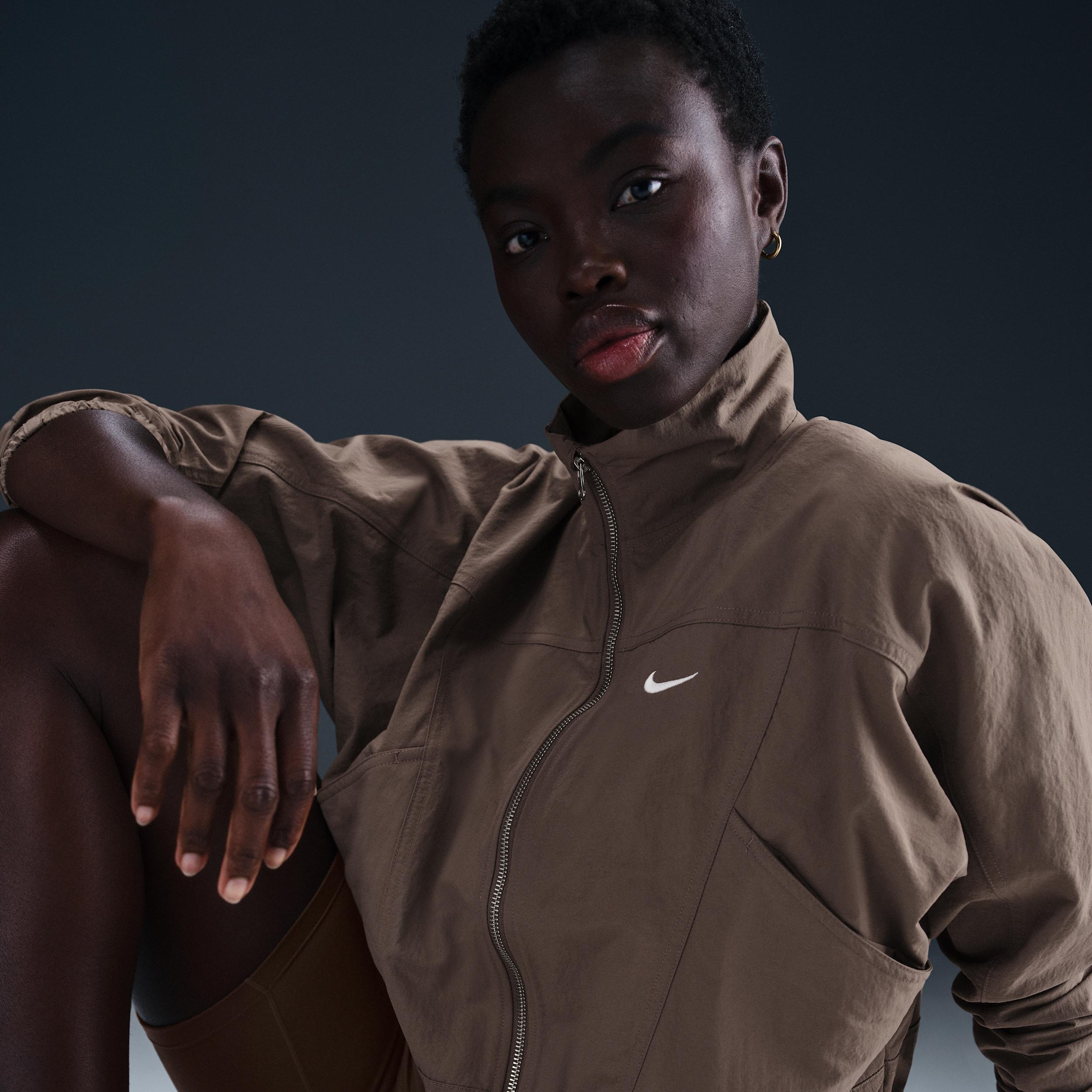 Womens Nike Sportswear Everything Wovens Oversized Repel UV Protection Jacket | HJ0999-010 Product Image
