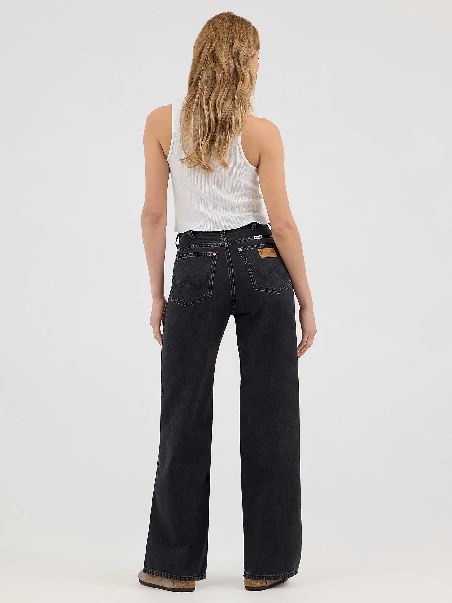 Women's Tie Front Loose Jean in Rinse Product Image
