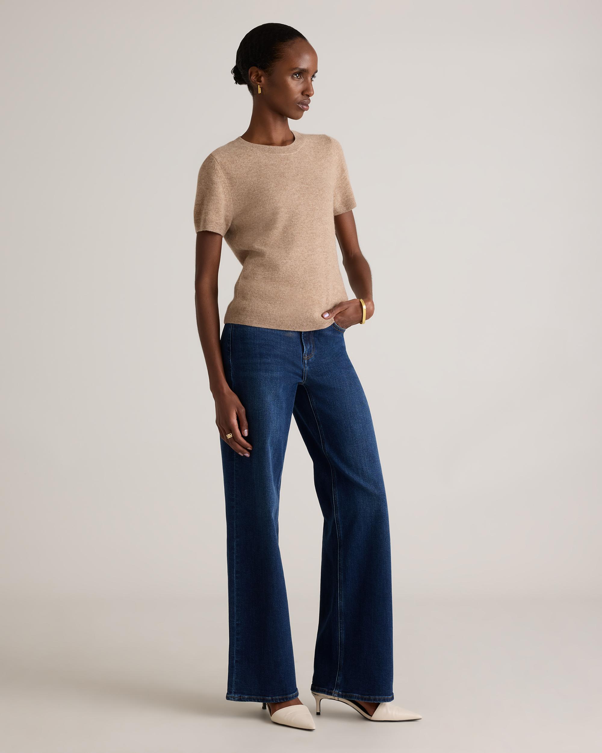 Quince | Women's Mongolian Cashmere T-Shirt Product Image