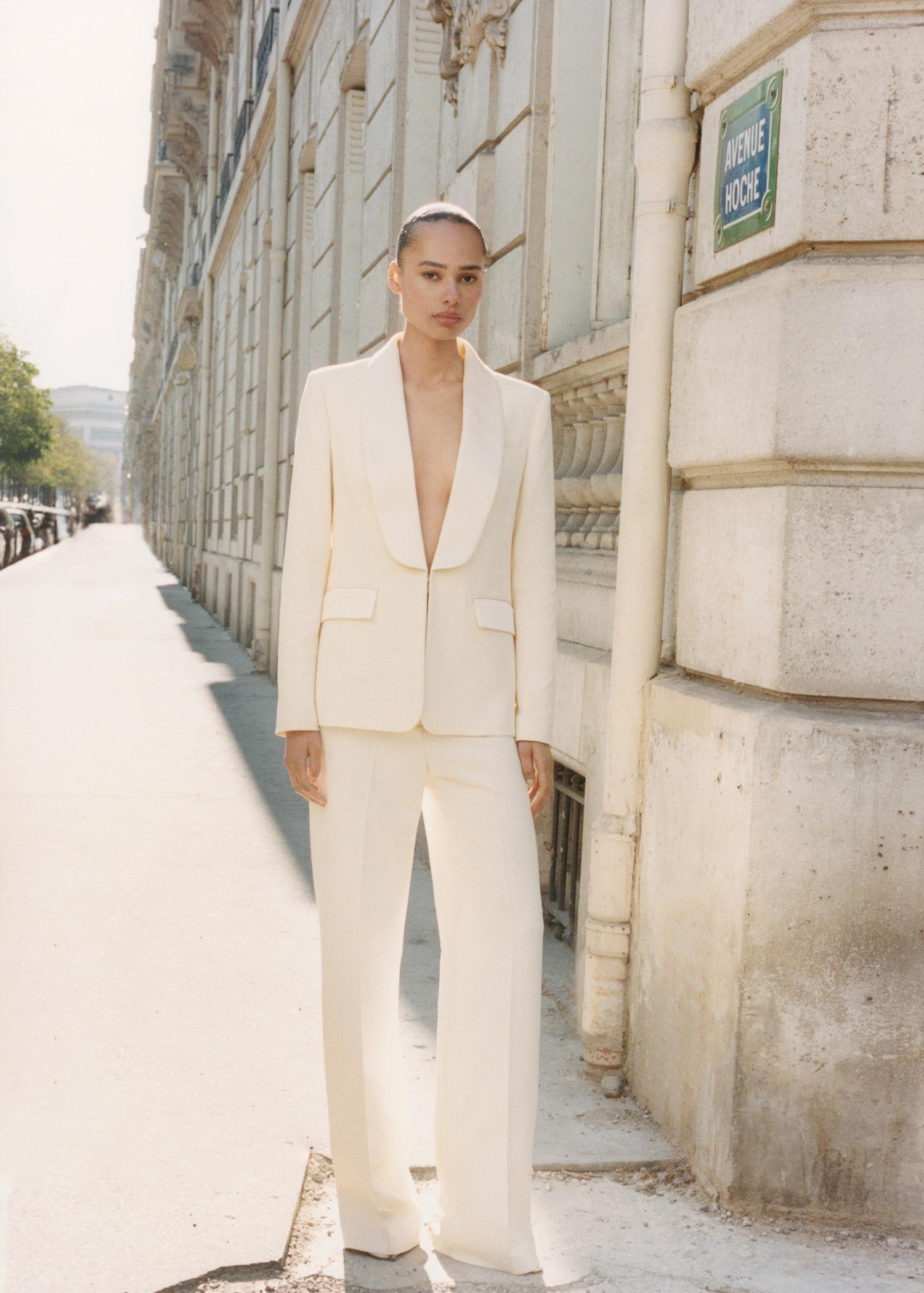 Straight-fit suit pants - Women | MANGO USA Product Image